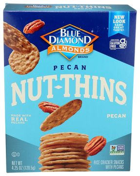 Blue Diamond Nut Thin Pecan Nut Crackers