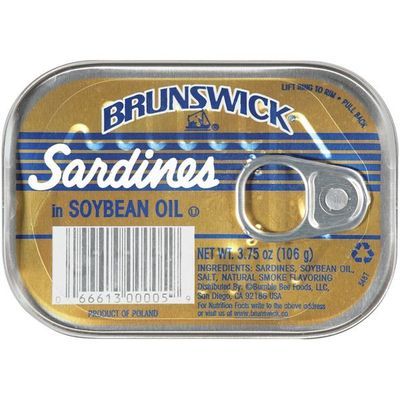Brunswick Sardines In Soyabean Oil 106g