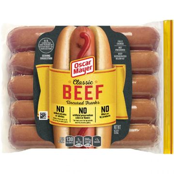 Beef Franks Bun-length