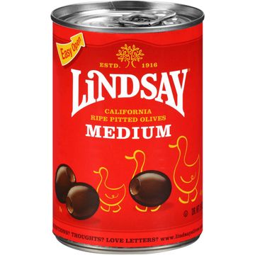 Lindsay Medium Black Ripe Pitted Olives