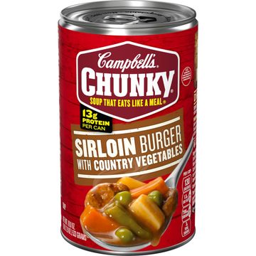 Campbell's Chunky Sirloin Burger with Country Vegetables Soup