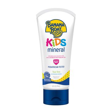 Banana Boat Kids 100% Mineral Sunscreen Lotion SPF 50+