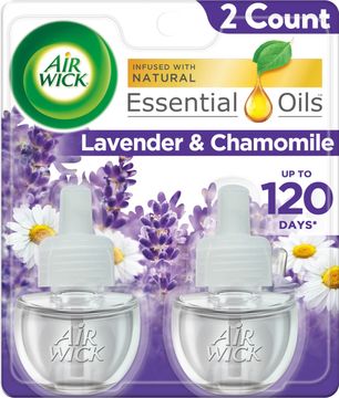 Air Wick Essential Oils Lavender & Chamomile Scented Oil Refills
