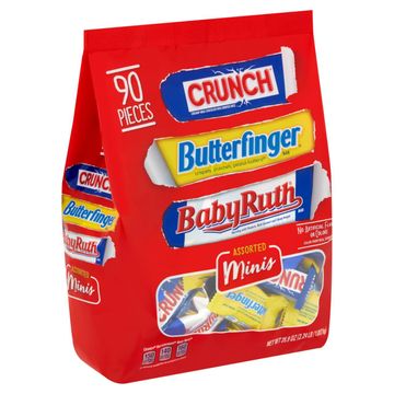 Butterfinger & Co. Bulk Chocolate-y Candy Bag, Mix of Mini Butterfinger, Crunch, & Baby Ruth Milk Chocolate-y Bars, Perfect Valentine’s Day Gift, 35.9 oz