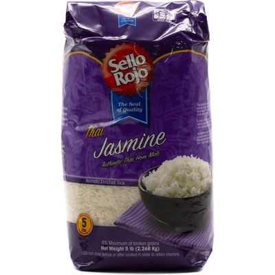 Sello Rojo Arroz Jasmine 5lbs