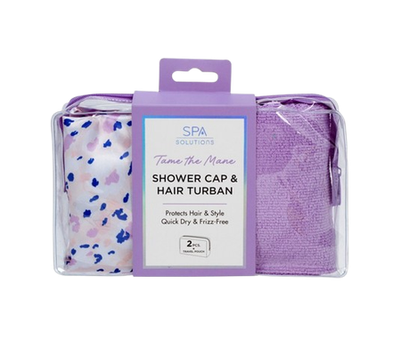 Cala Spa Solutions Shower Cap & Hair Turban