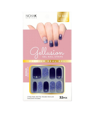 Nk Gellusion Gel Nail Strips 32pcs