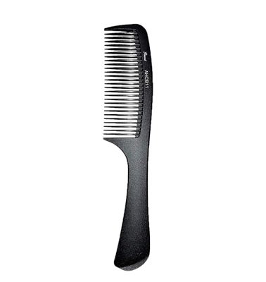 Carbon Comb Large Handle Fine Tooth 8.5"