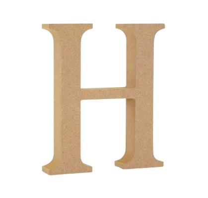 Wood Letters H 5 1/8"