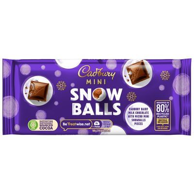 Cadbury Mini Snowbals 110g
