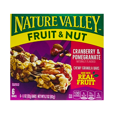 Nature Valley Fruit & Nut Cranberry & Pomegranate Bars