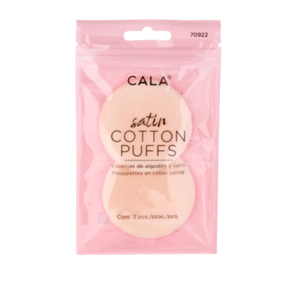 Cala Satin Cotton Puff 2pc