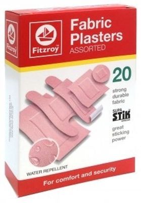 Frtzroy Fabric Plasters Assorted  20