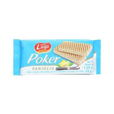 Lago Poker Vanilla Wafer 45g