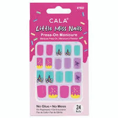 Little Miss Nail Press On Pink/ Lilac/tu