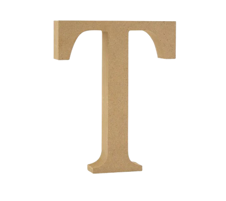 Wood Letters T 5 1/8"