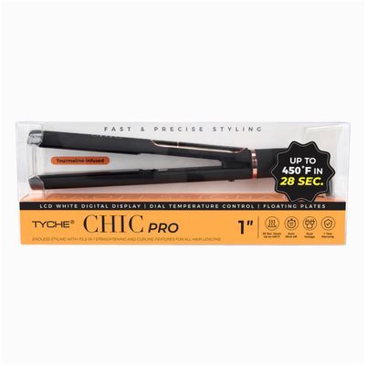 Tyche Chic Pro Flat Iron  Black