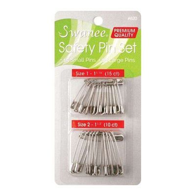 Swanee Safety Pin Asst 25ct
