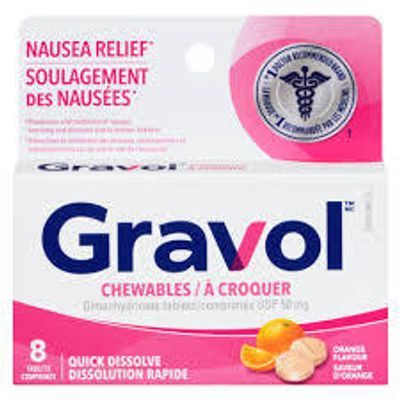 Gravol Adults Chewables 50mg
