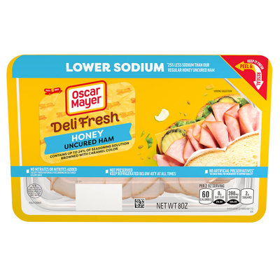 Oscar Mayer Deli Fresh Lower Sodium Honey Uncured Ham