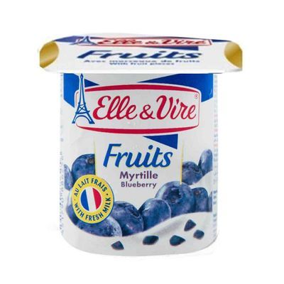 Elle & Vire Blueberry Yogurt 125g