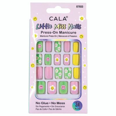 Little Miss Nail Press On Yellow/ Green/