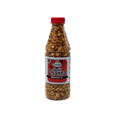 Paulas Split Channa Spicy Bottle 375g
