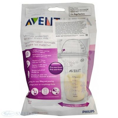 Philips Avent Breast Milk Bags 25ct