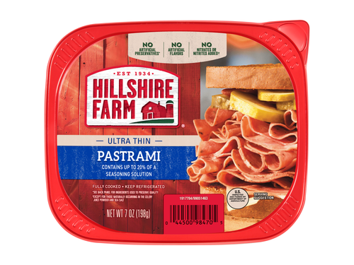 Hillshire Farm, Ultra Thin Pastrami, Sliced, 7 oz