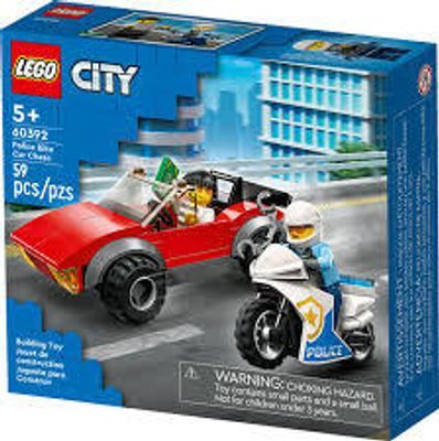 Lego City Police Bike Car Chase 59pcs