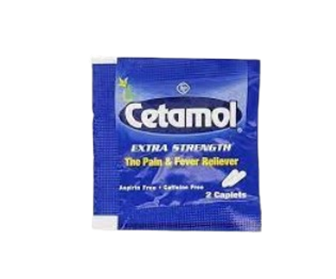 Cetamolextra Strgth Caplets Fever Relief