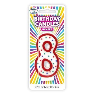 Birthday Candles Number 8
