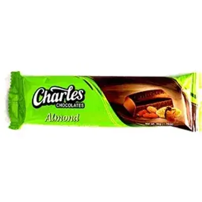 Charles Almond Chocolate  50g