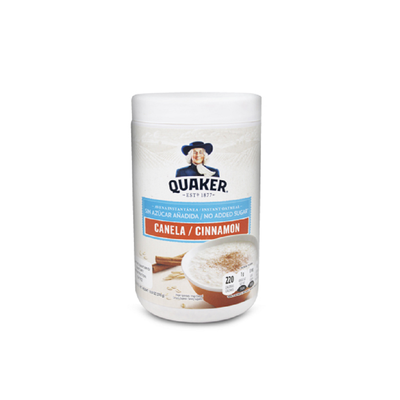 Quaker Avena Instantanea Con Canela Sin Azucar Anadida