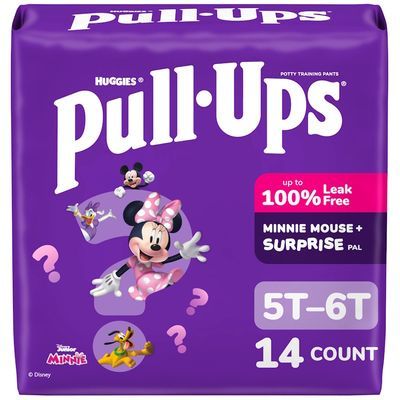 Pull-Ups Girls Potty Training Pants, Size 5T-6T, 14 Count