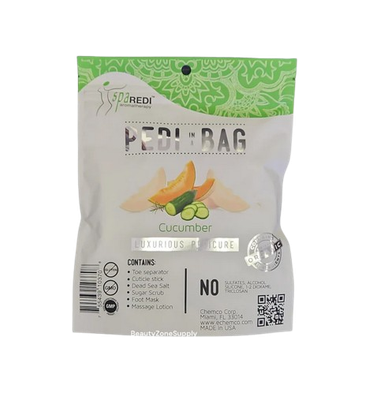 Spa Redi Pedi In A Bag Cucumber .7oz