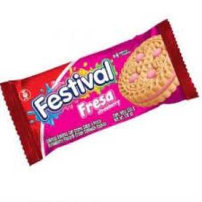 Festival Strawberry Cookies 33.6g
