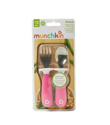 Munchkin Toddler Fork & Spoon Asst