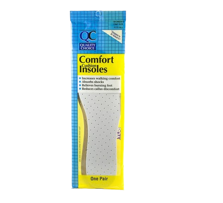 Qc Comfort Plus Insoles Womens 1pair