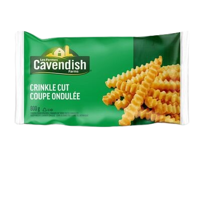 Cavendish Crinkle Cut Fries 800g