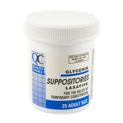 Glycerin Suppositories Adult 25