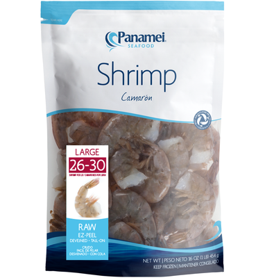 Panamei Seafood Shrimp 26/30 Raw 454 Gr