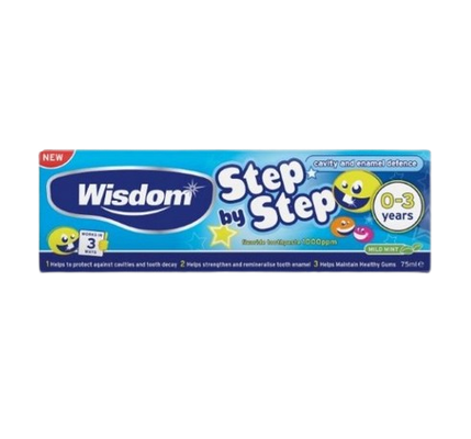 Wisdom Step By Step Toothpaste 0-3yrs