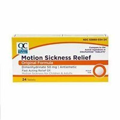 Qc Motion Sickness Relief 12tabs