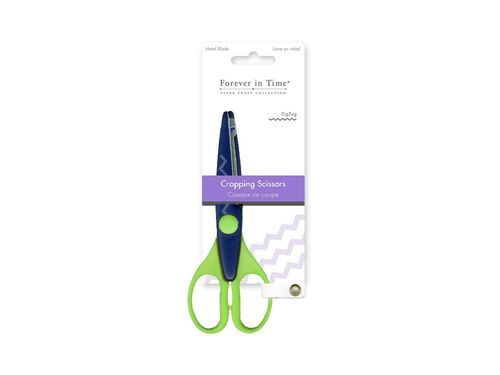 Cropping Scissors Zig Zag