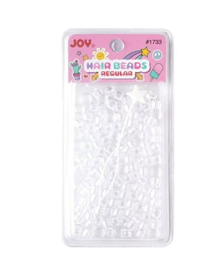 Joy Hair Beads Clear 200ct