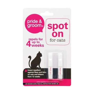Pride & Groom Spot On For Cats Insect Repellent