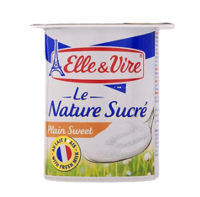 Elle & Vire Plain Yogurt 125g