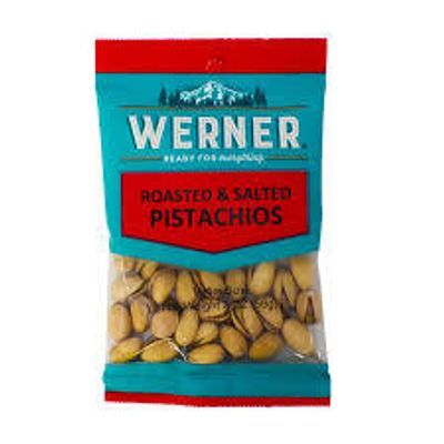 Werner Roasted & Salt Pistachios 2.65oz