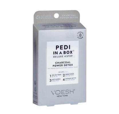 Pedi In A Box Deluxe Charcoal Power Detox